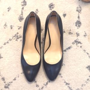 Cole Haan almond toe black heels